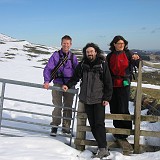  Matt, Simon and Marieke in the Pentlands